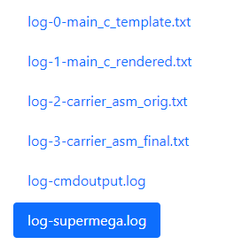 Logfiles Overview